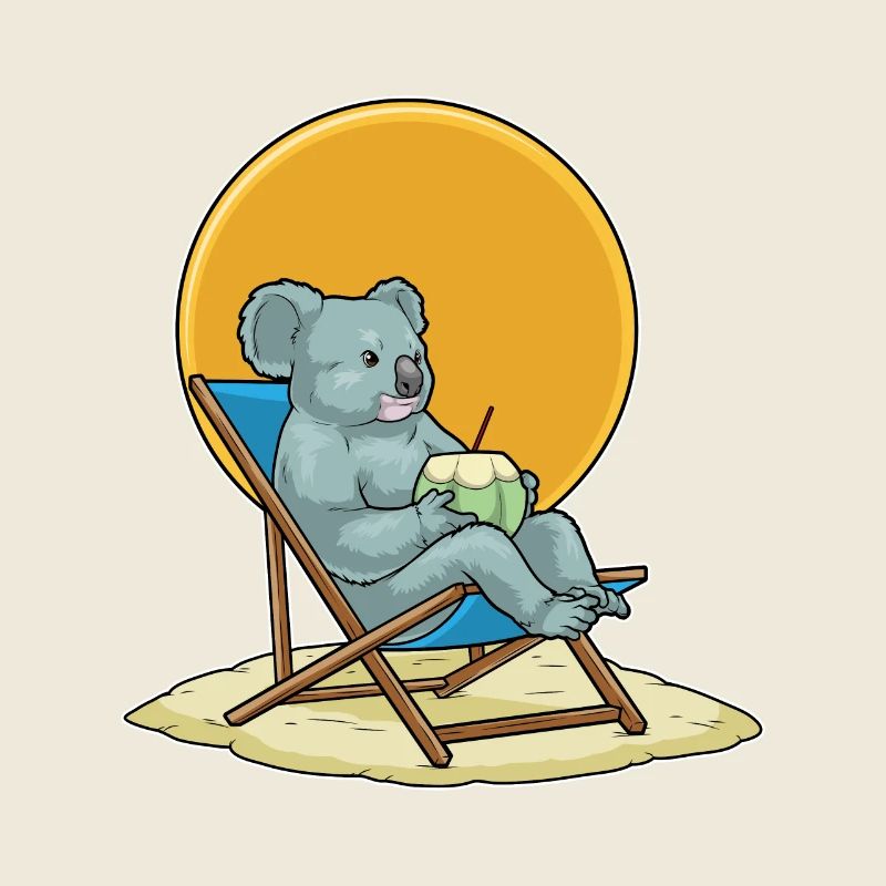 Chaise longue d’été Koala