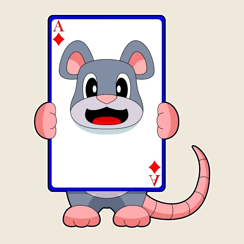 Maus Poker Pokerkarten