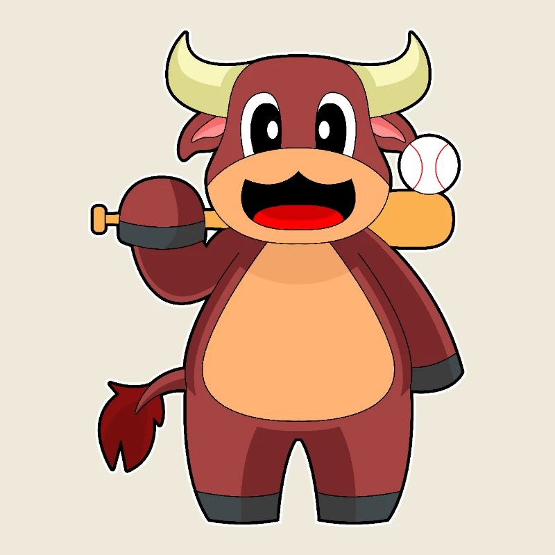 Stier Baseball Baseballschläger