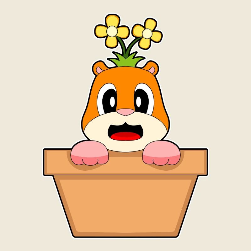 Fleur de hamster