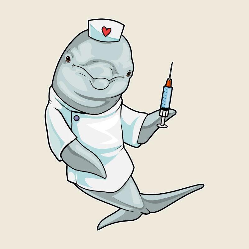 Dolphin Nurse Syringe