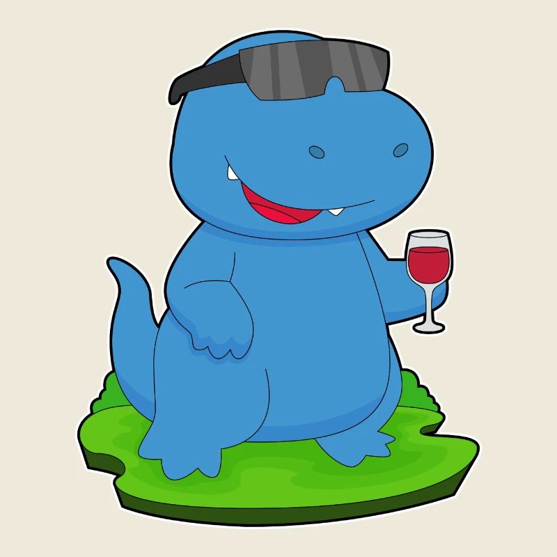 Dinosaur Red Wine