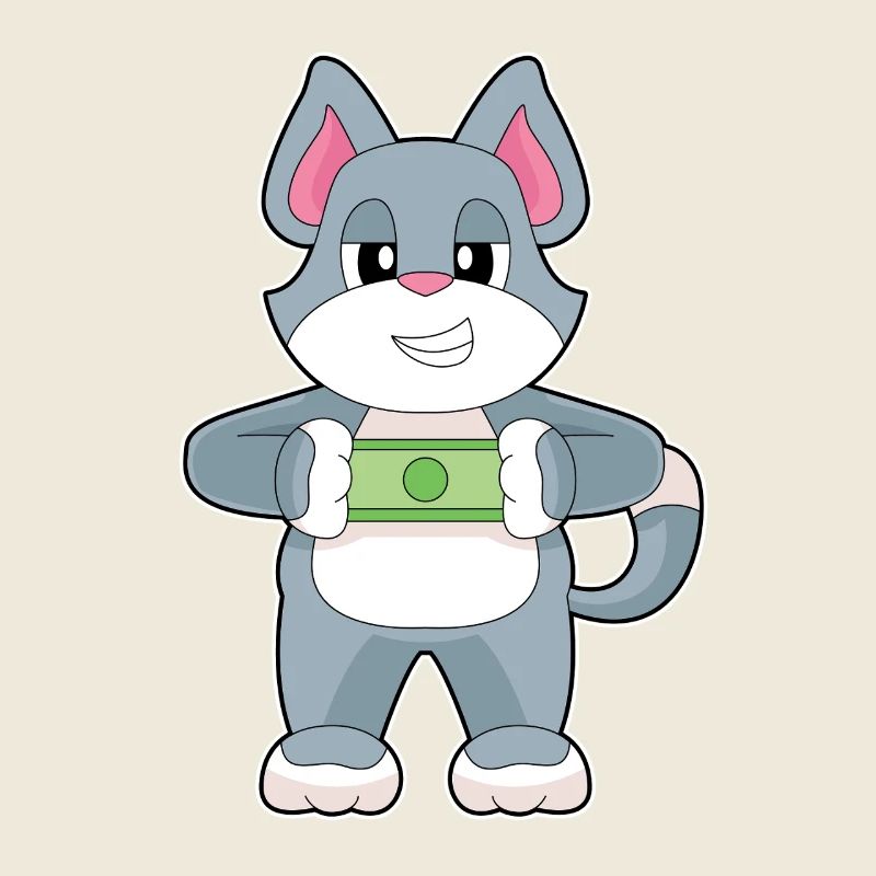 Katze Banknote