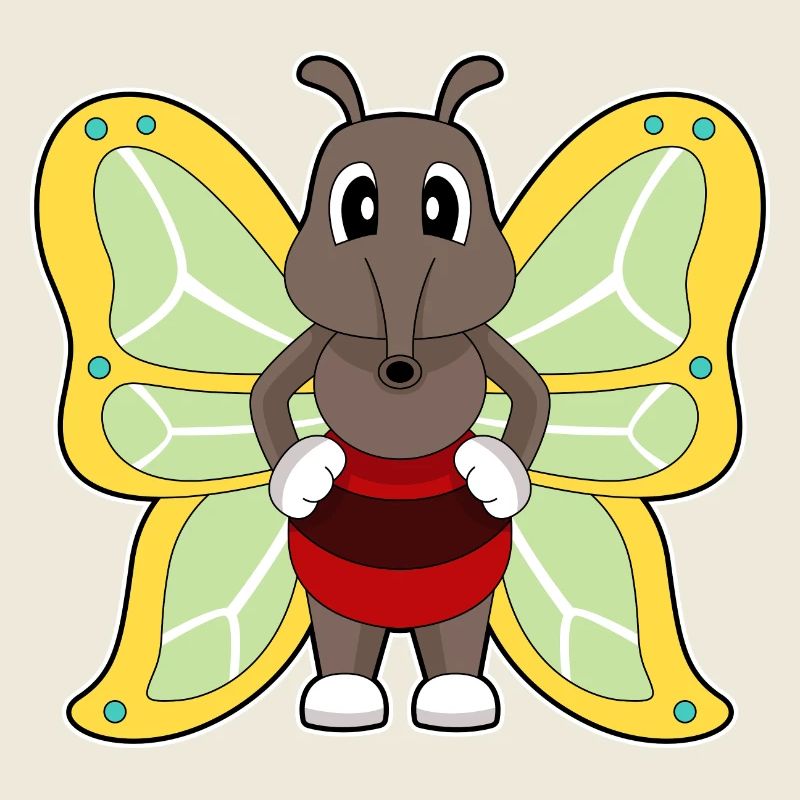 Schmetterling Mücke