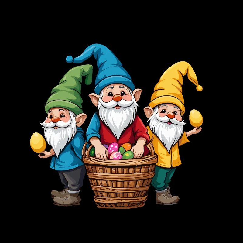 Gnome nordique de Pâques lapin nains