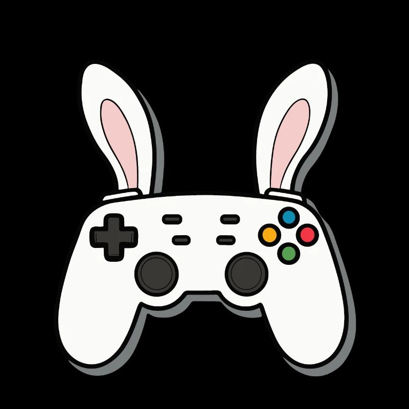 Easter Bunny Gamer Iconic Easter Gaming