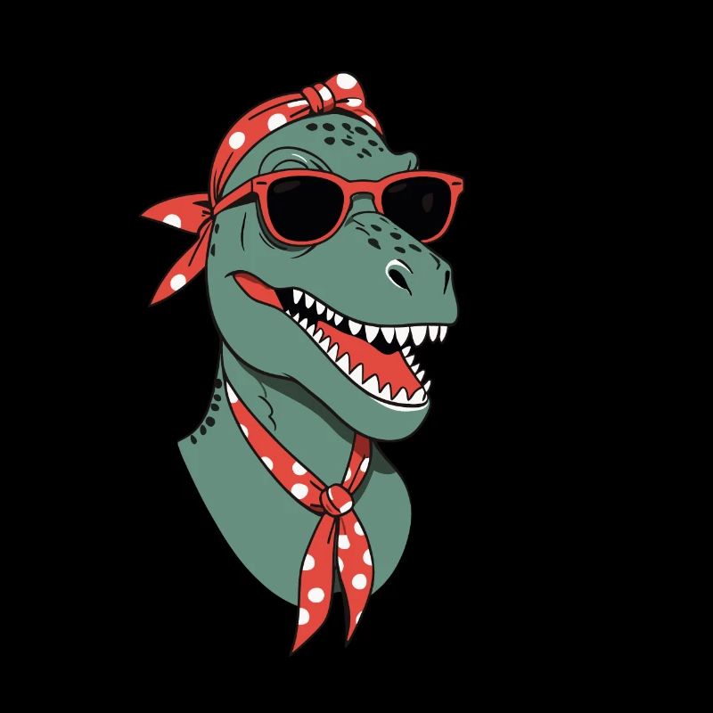Lustige Dinosaurier Mutter Coole Dino Frau Stil