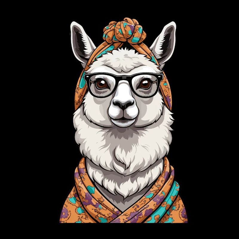 Lustiges Lama Alpaca Muttertag Design