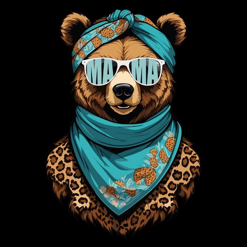 Lustiger Mama Bär Mutter Bärin Bärenliebhaber