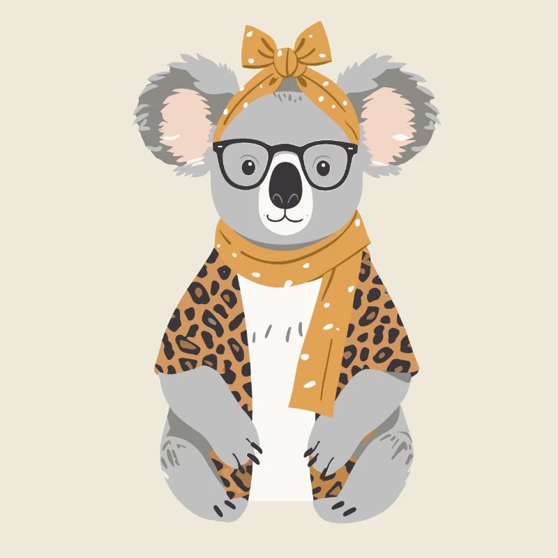 Drôle Koala Maman Mignon Koala Ours Amour