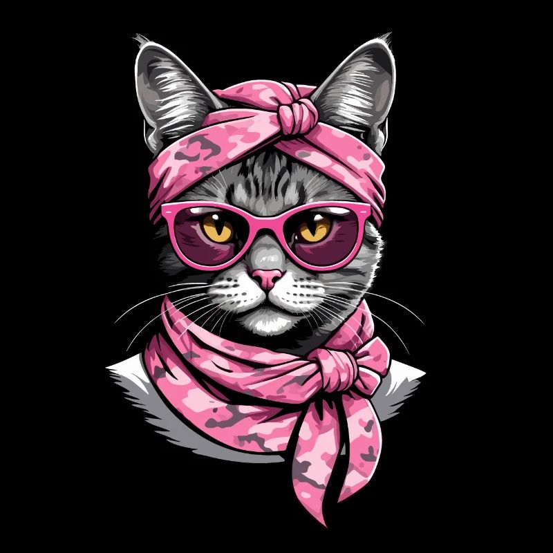 Mignon Chat Maman Cat Amant Maman Style