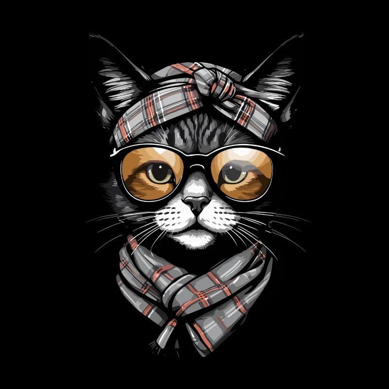 Mignon Chat Maman Cat Amant Maman Style
