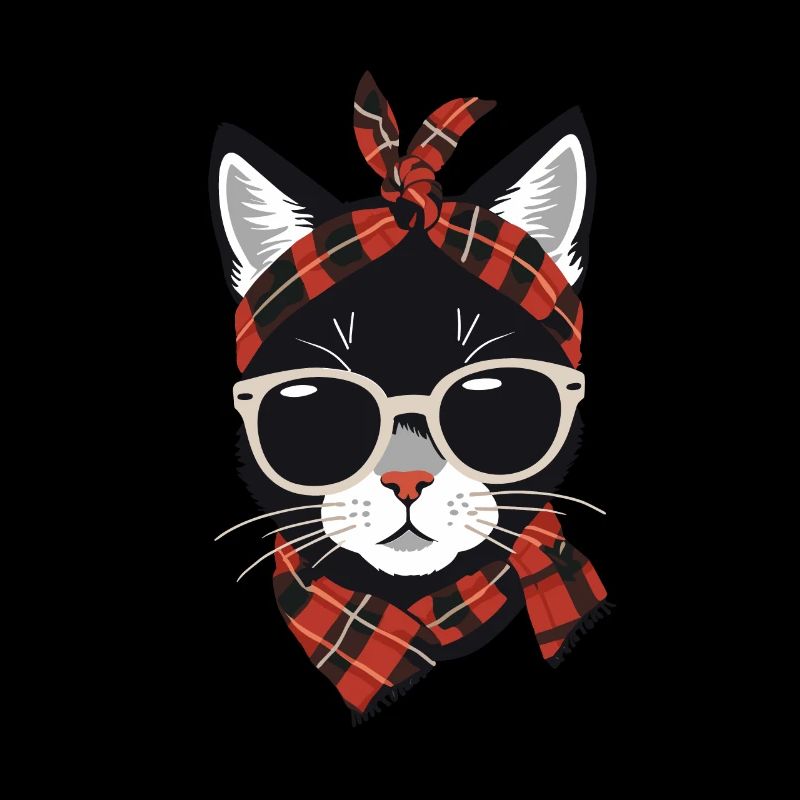 Mignon Chat Maman Cat Amant Maman Style