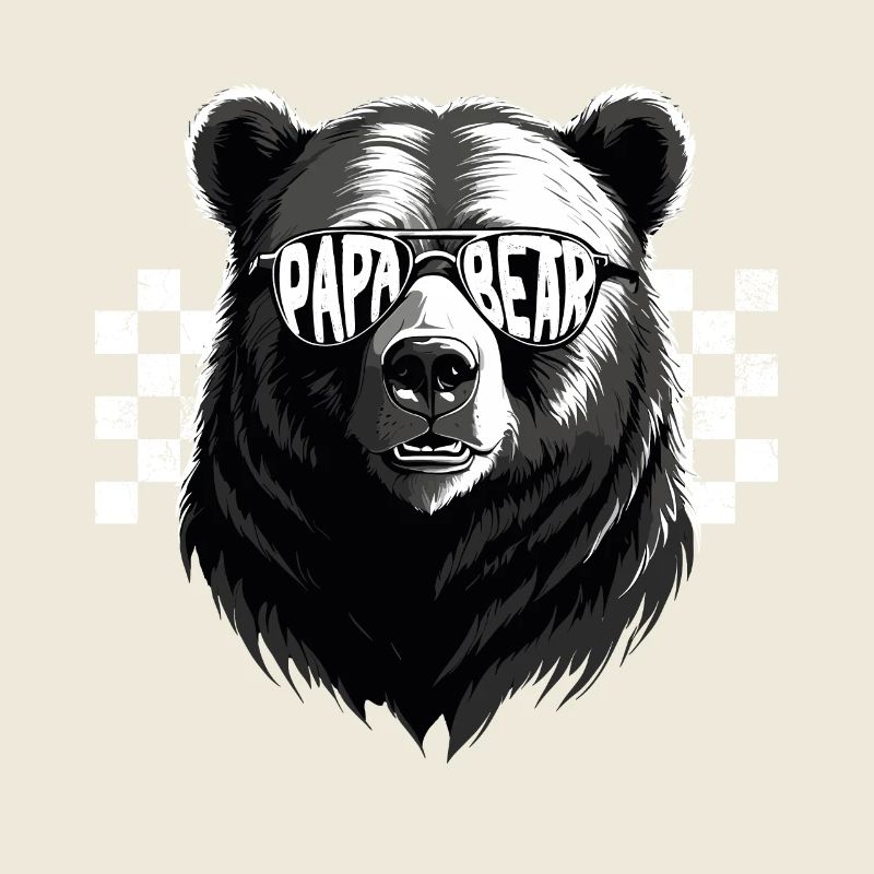 Funny Father Bear Dad Perfect Style