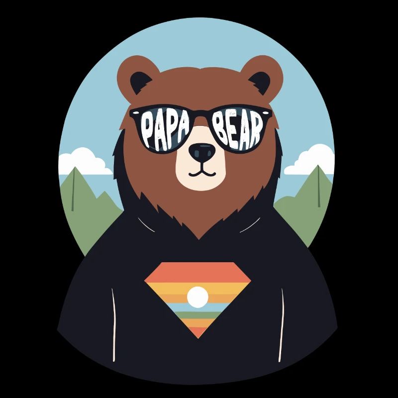 Bears Dad Funny Dad Perfect Style