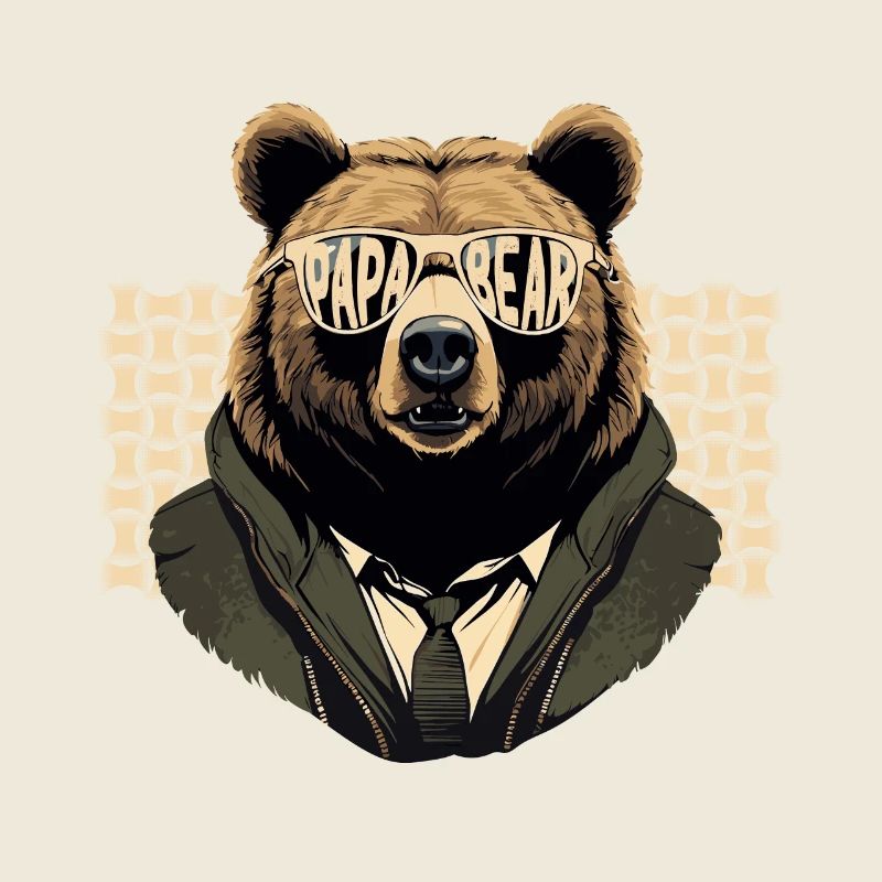 Bears Father Funny Father Perfect Style