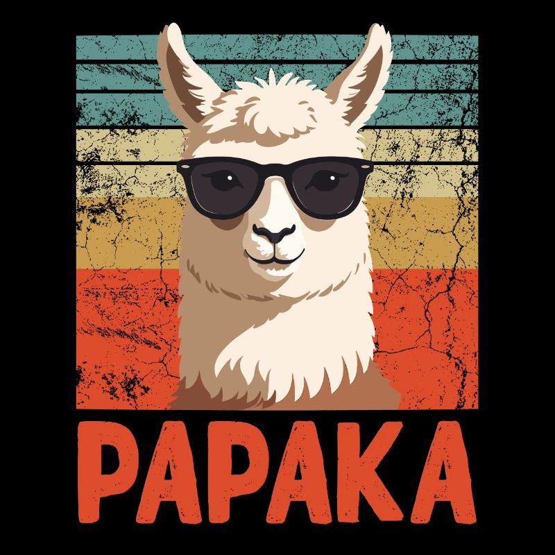 Papaka Lustiger Alpaka Papa Perfekter Style