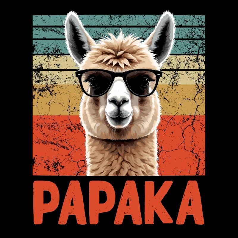 Papaka Drôle Dad Alpaga Style Parfait