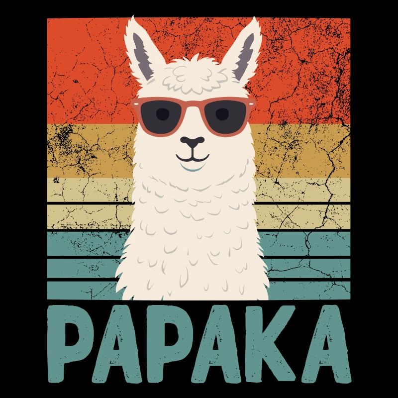 Papaka Le papa alpaga Drôle papa parfait