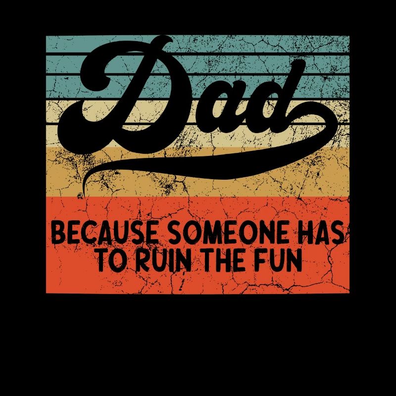 Humorvoller Vater Spruch Im Vintage Style