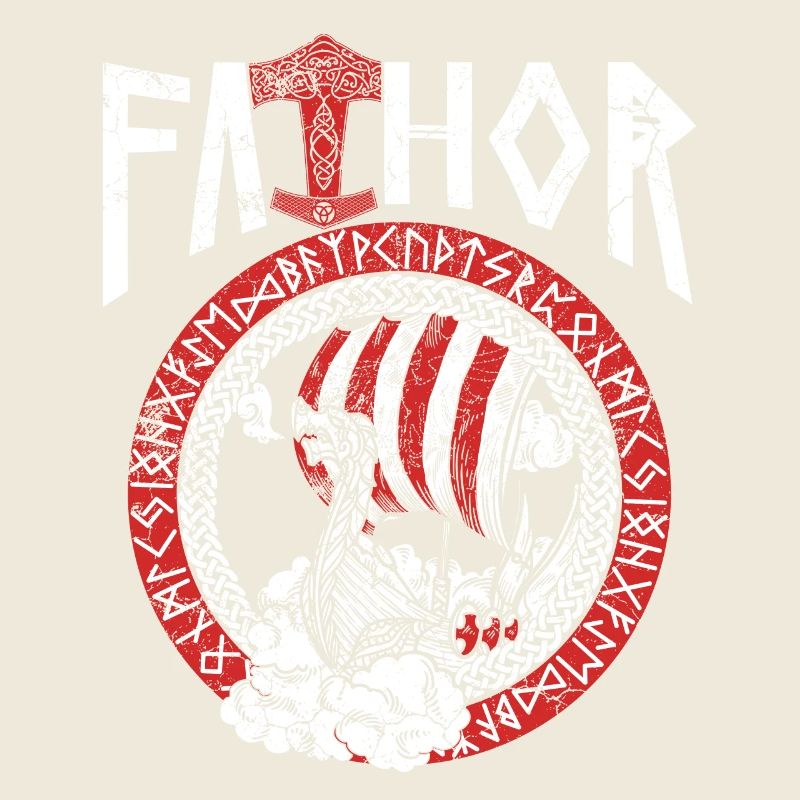 Papa Vathor Nordisches Wikinger Schiff Design