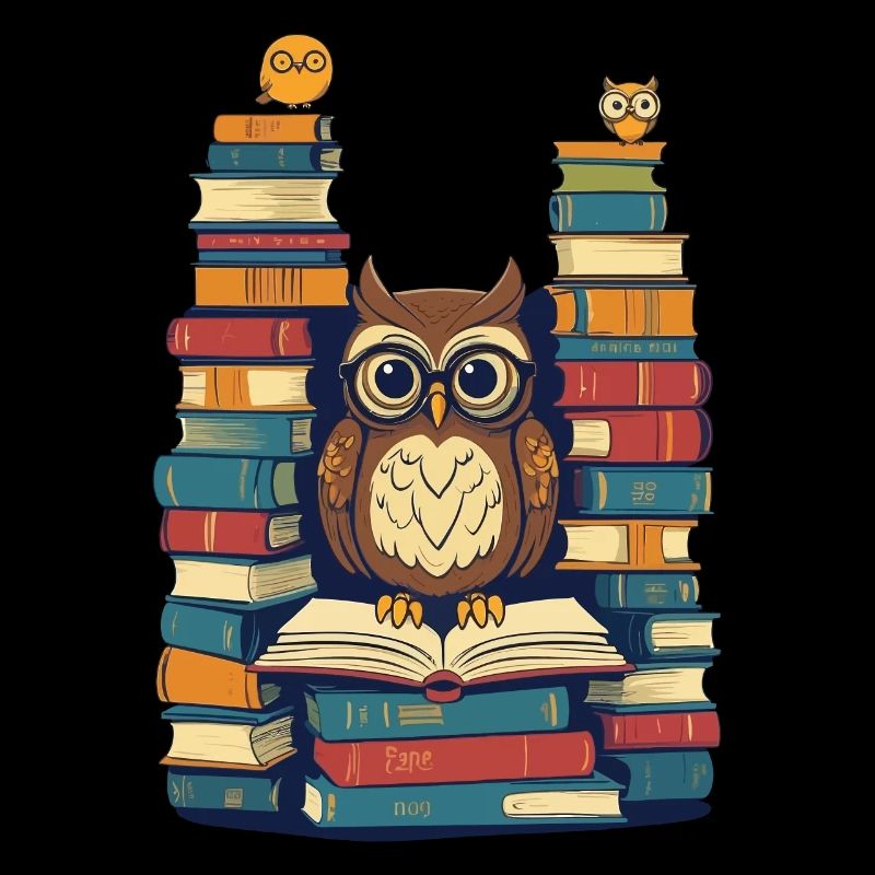 Bücher Eule Für Eulen Liebhaber Leseratte