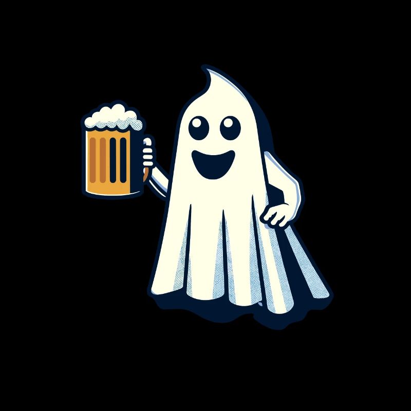 Drôle Boozing Ghost Halloween Party