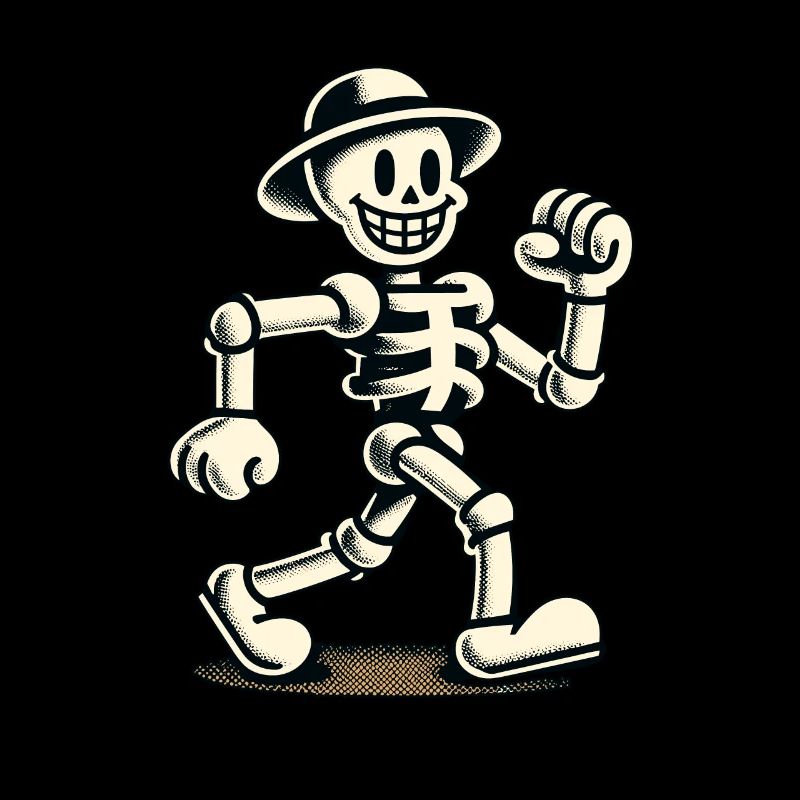 Rétro Vintage Dessin animé Halloween Costume Décoration