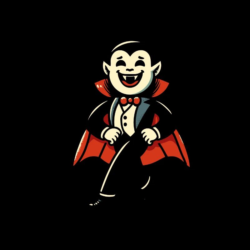 Retro Vintage Stil Halloween Kostüm Deko Vampir
