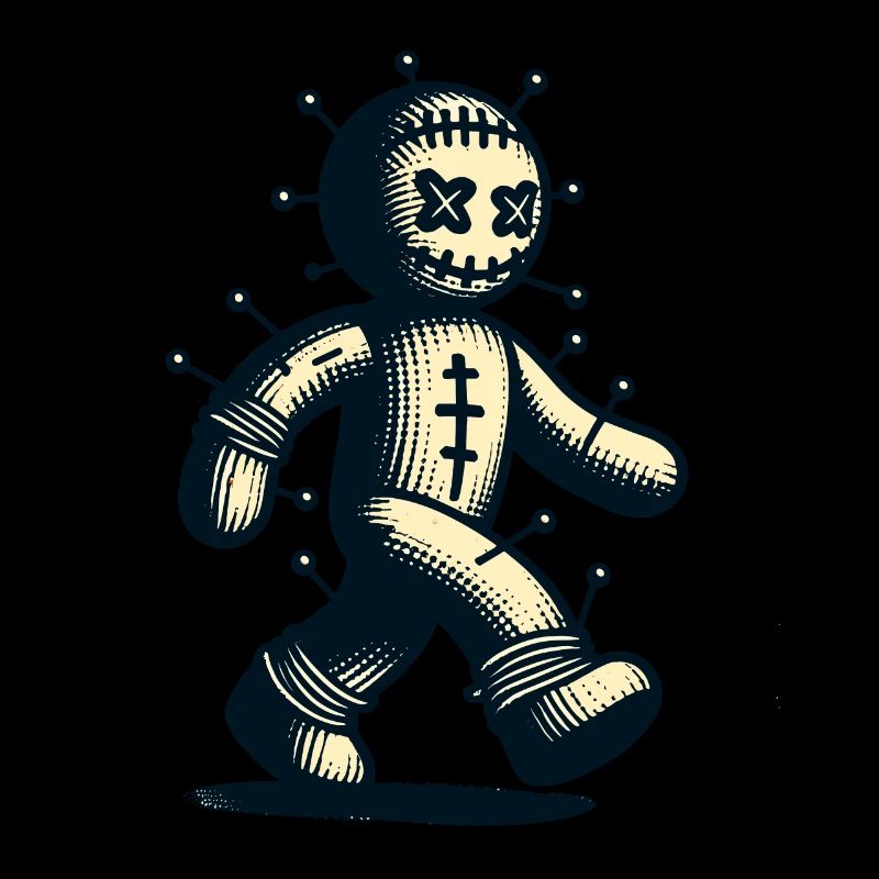 Voodoo Puppe Unheimliche Verkleidung Gothic Style