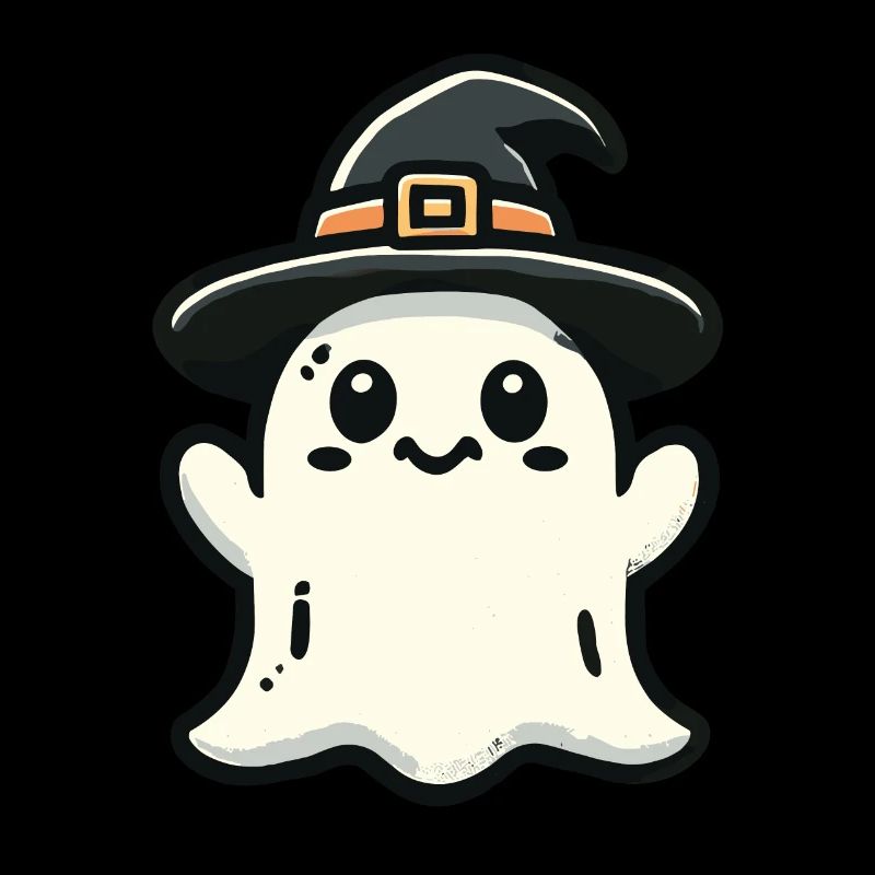 Funny Witch Ghost Spooky Party