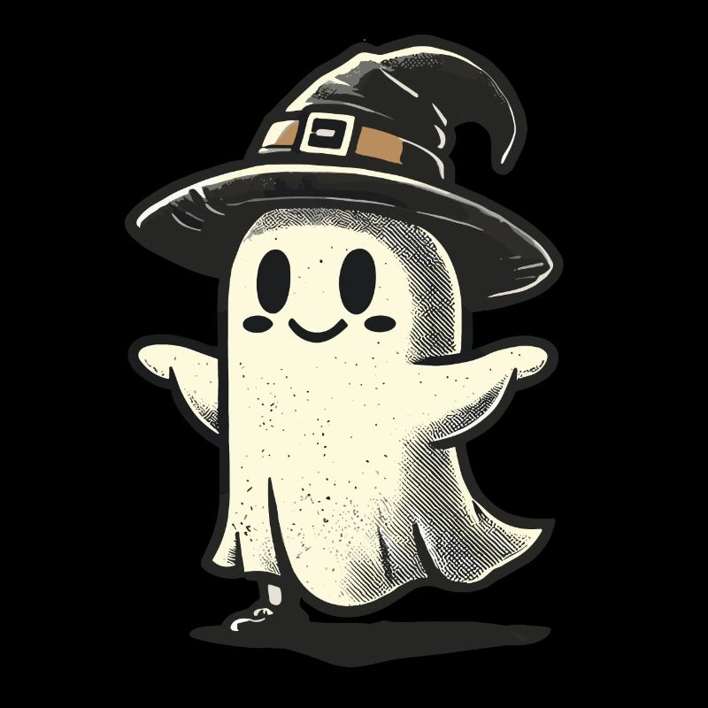 Funny Witch Ghost Spooky Party