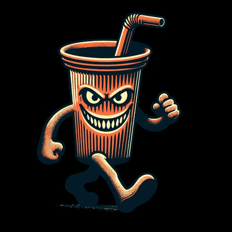 Scary drinking cup Drinks for scary movies