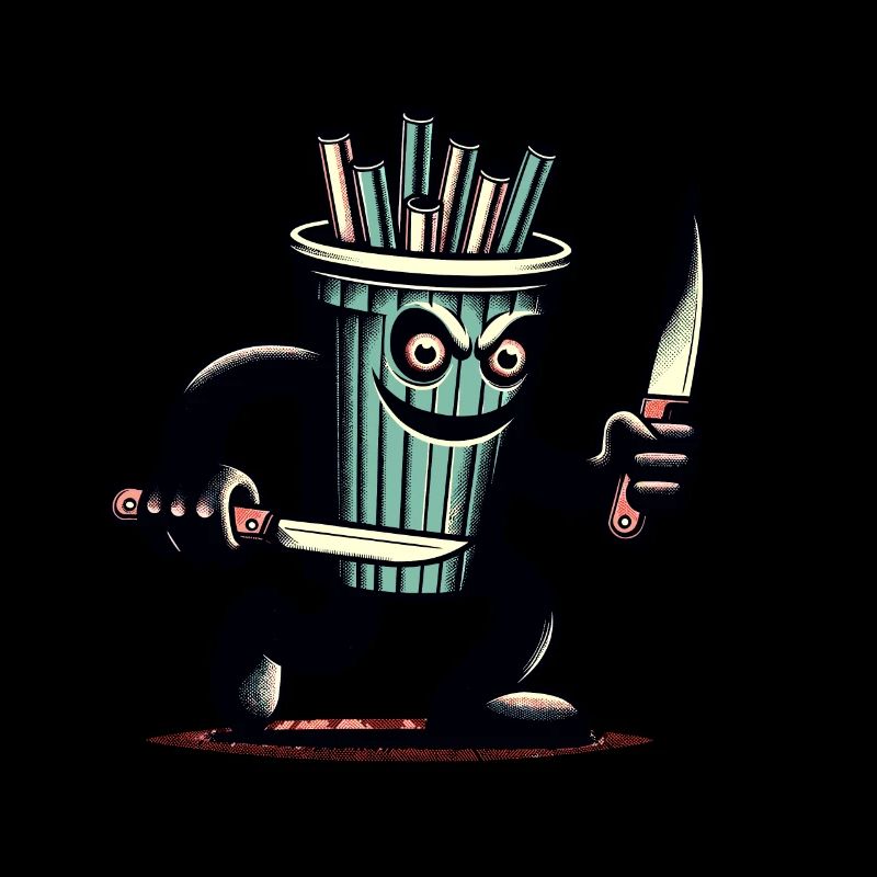 Unheimlicher Psycho Trinkbecher Getränke