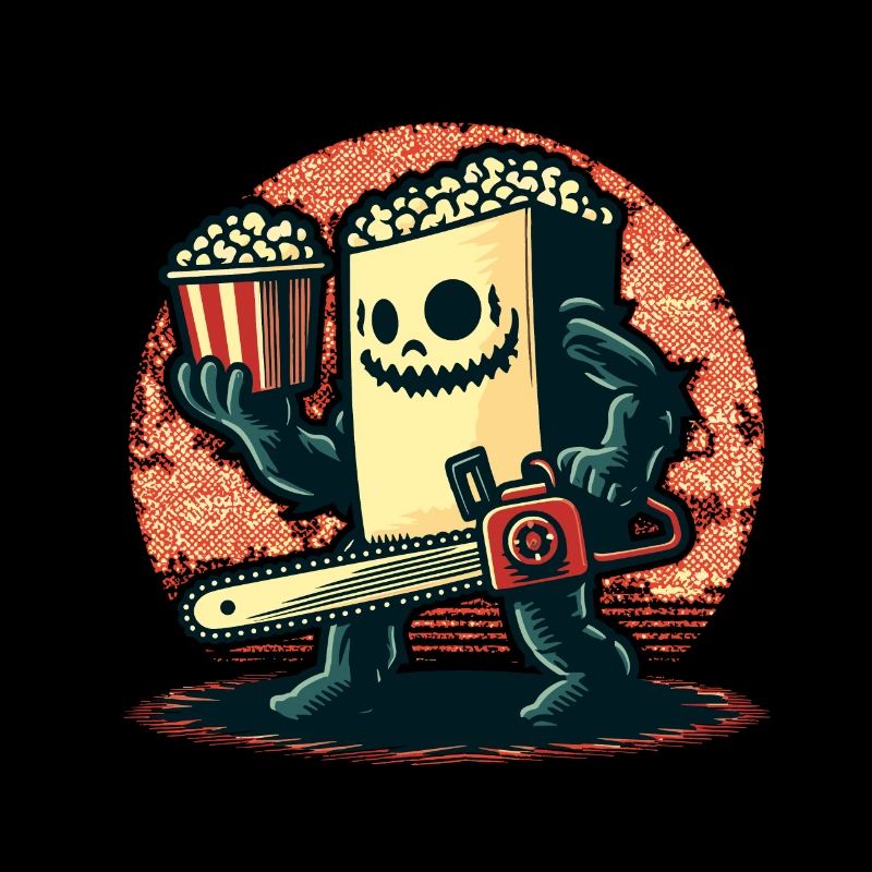 Scary Psycho Popcorn pour les films d’horreur