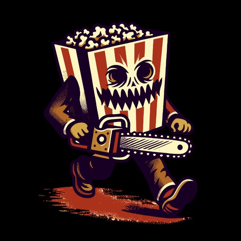 Scary Psycho Popcorn pour les films d’horreur