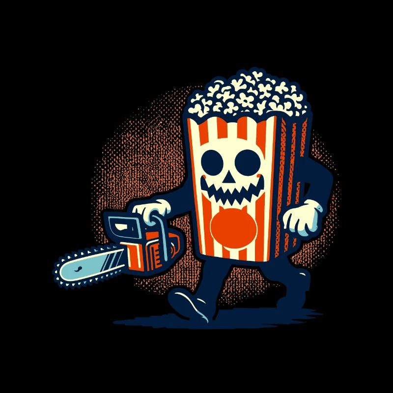 Scary Psycho Popcorn for scary movies