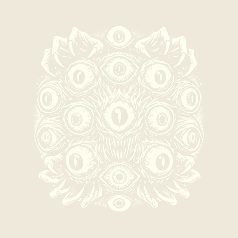 Düstere Monster Augen Unheimliches Halloween