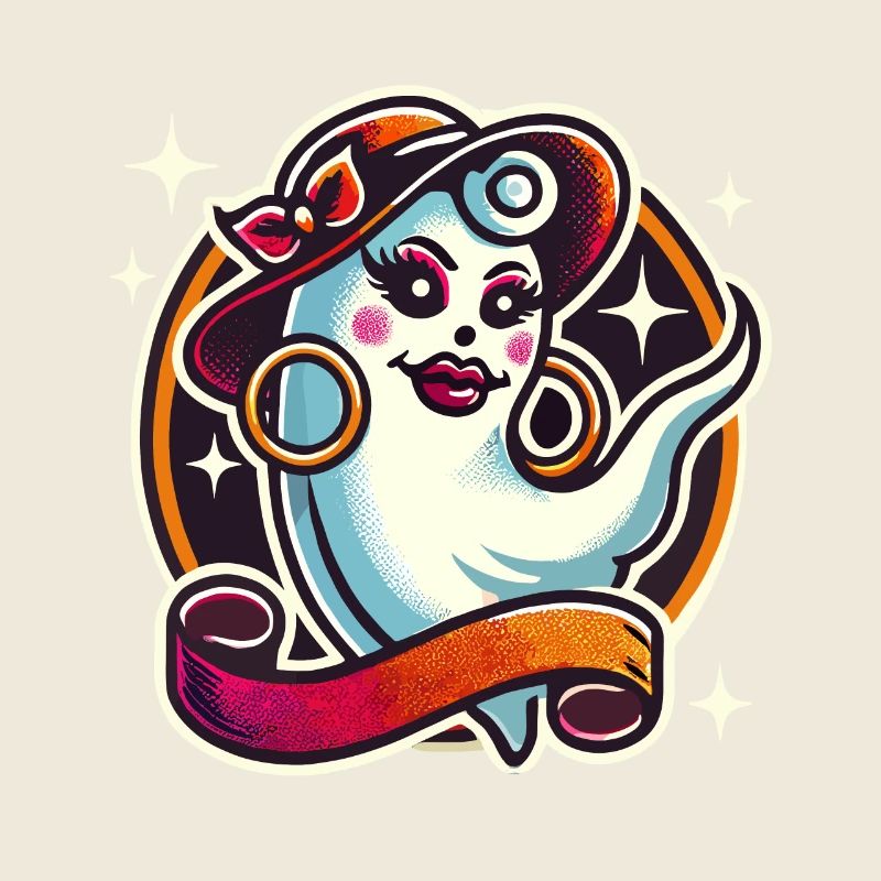 Drôle Glamour Goule Flashy Halloween