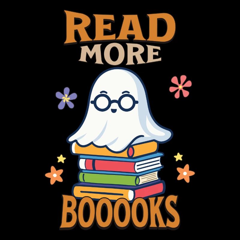 Cute Book Lover Ghost Costume