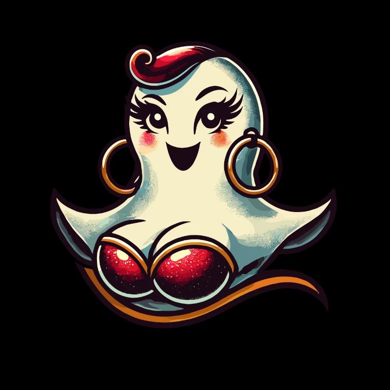 Drôle Glamour Goule Flashy Halloween