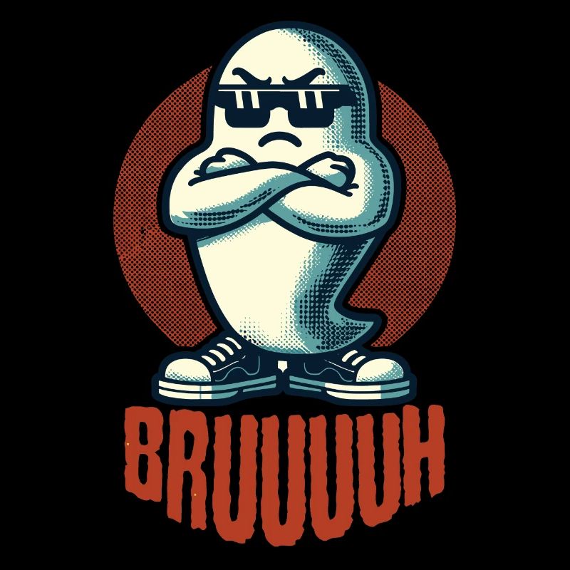 Unheimliches Halloween Gespenst Bruh