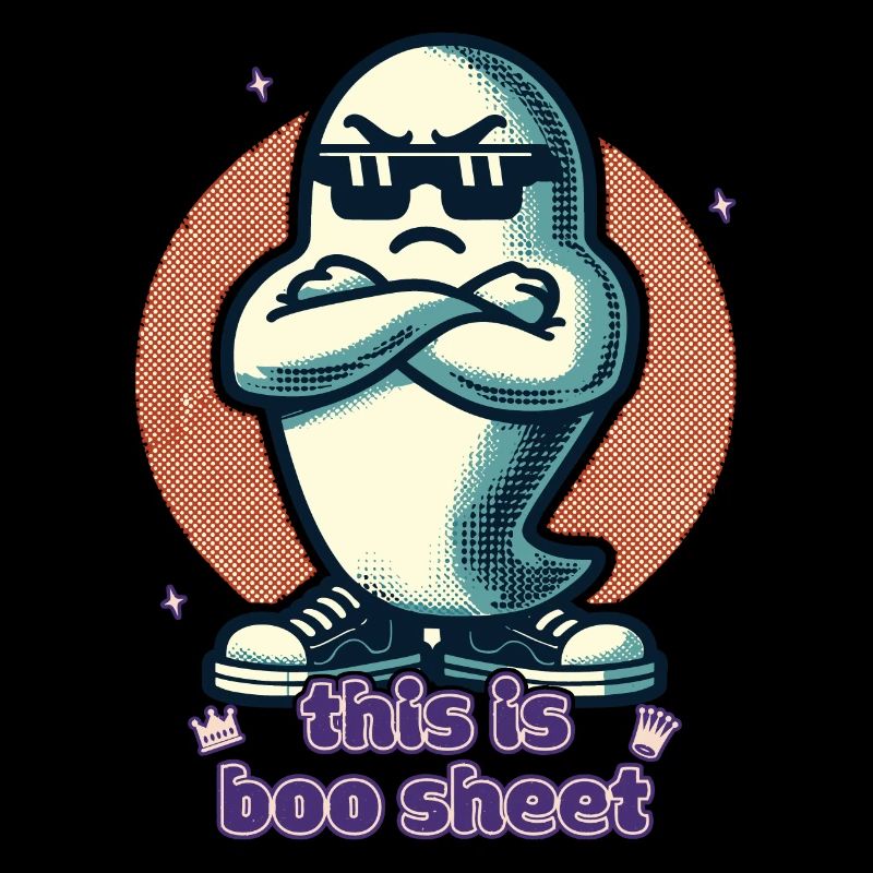 Lustiges Halloween Gespenst Boo Sheet