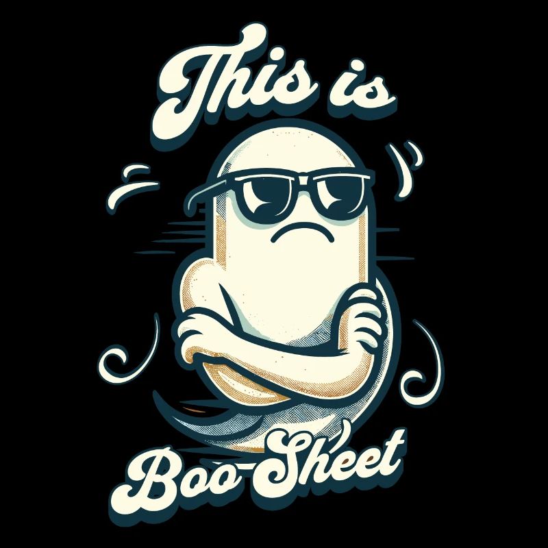 Lustiges Halloween Boo Sheet Gespenst