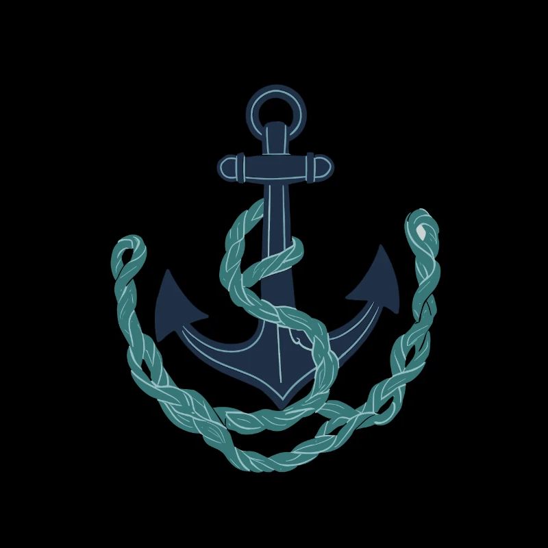 Ancre Vintage Design Hobby Pêcheur Marin
