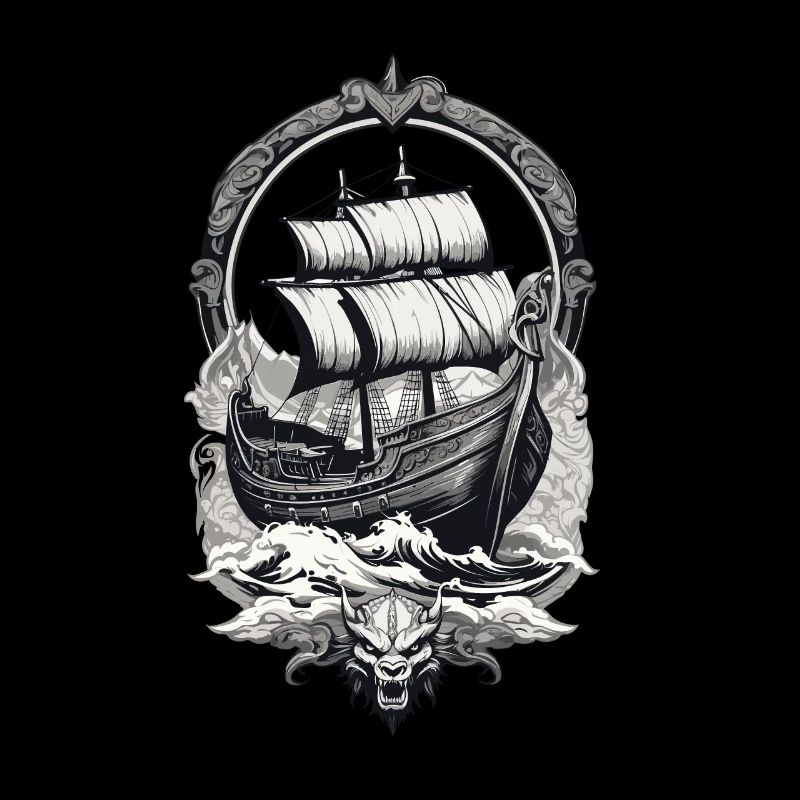 Adventurous Viking journey on the high seas