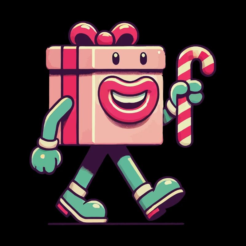 Fröhliches Weihnachtsgeschenk Maskottchen