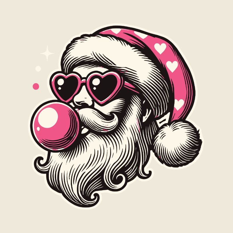 Cool Sigma Santa Joie de Noël