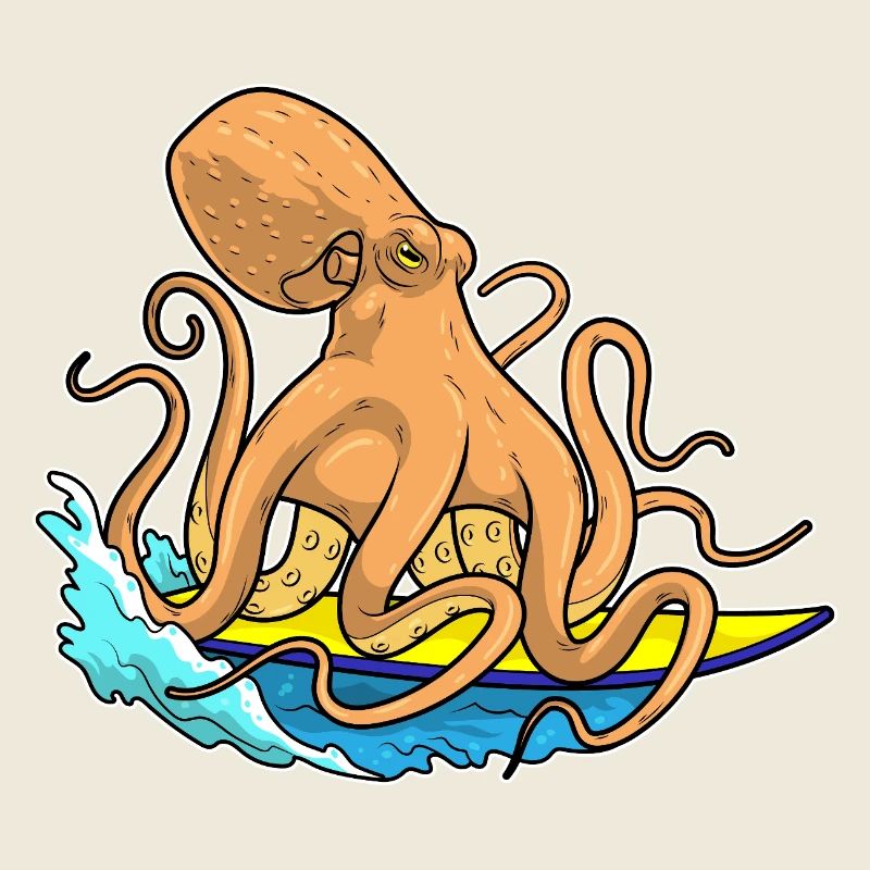 Octopus Planche de surf Été