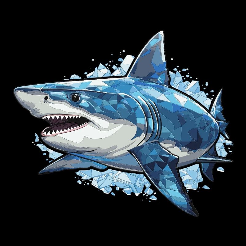 requin blanc poisson mer